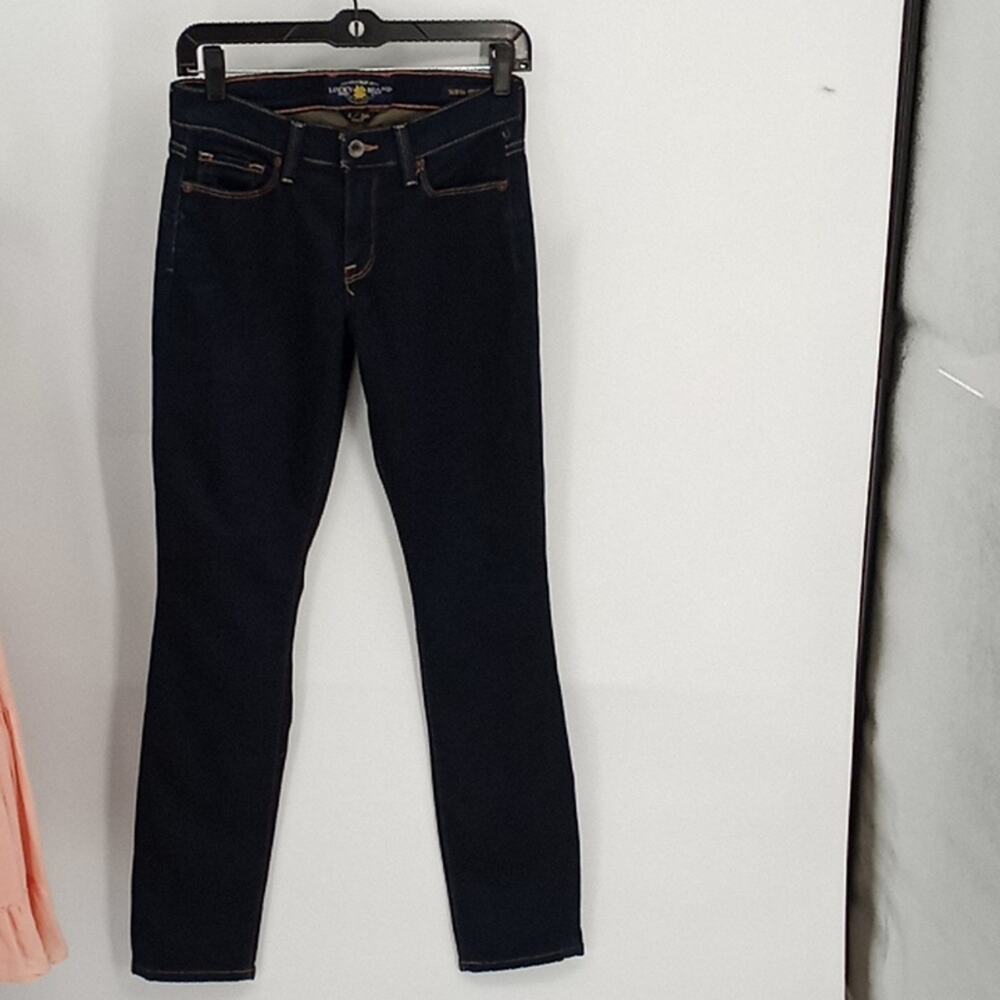 Lucky Brand Sofia Skinny Women's Dark Wash Ankle Jeans Size 2 (26)